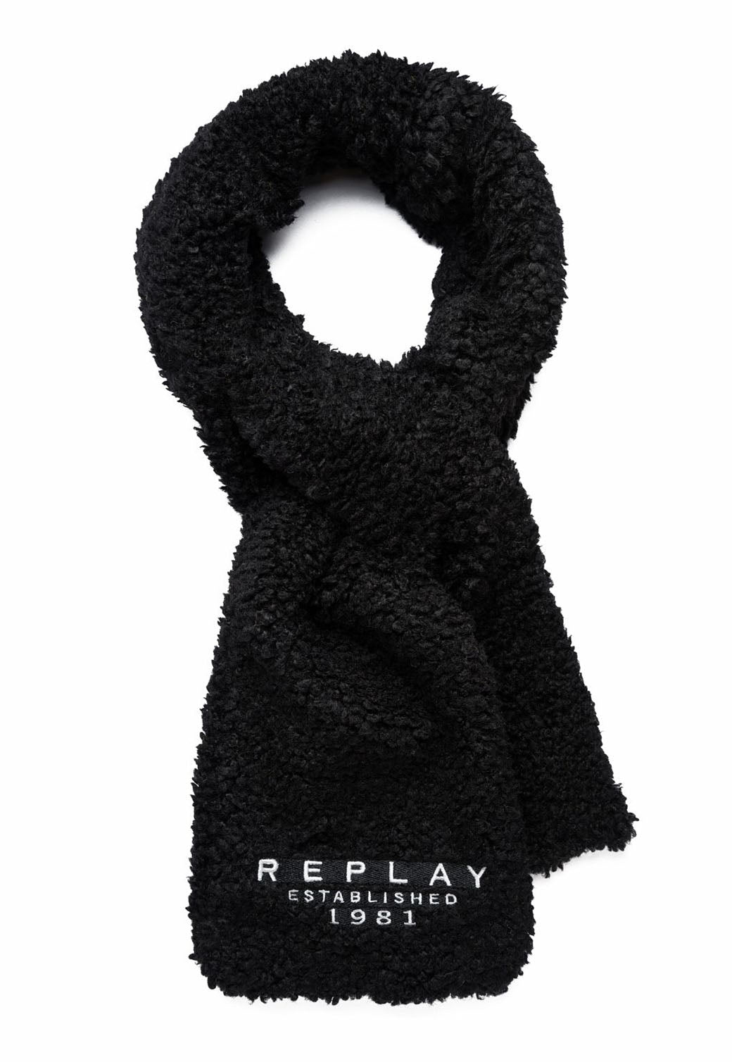 צעיף פלאף לוגו רקום גברים - Replay