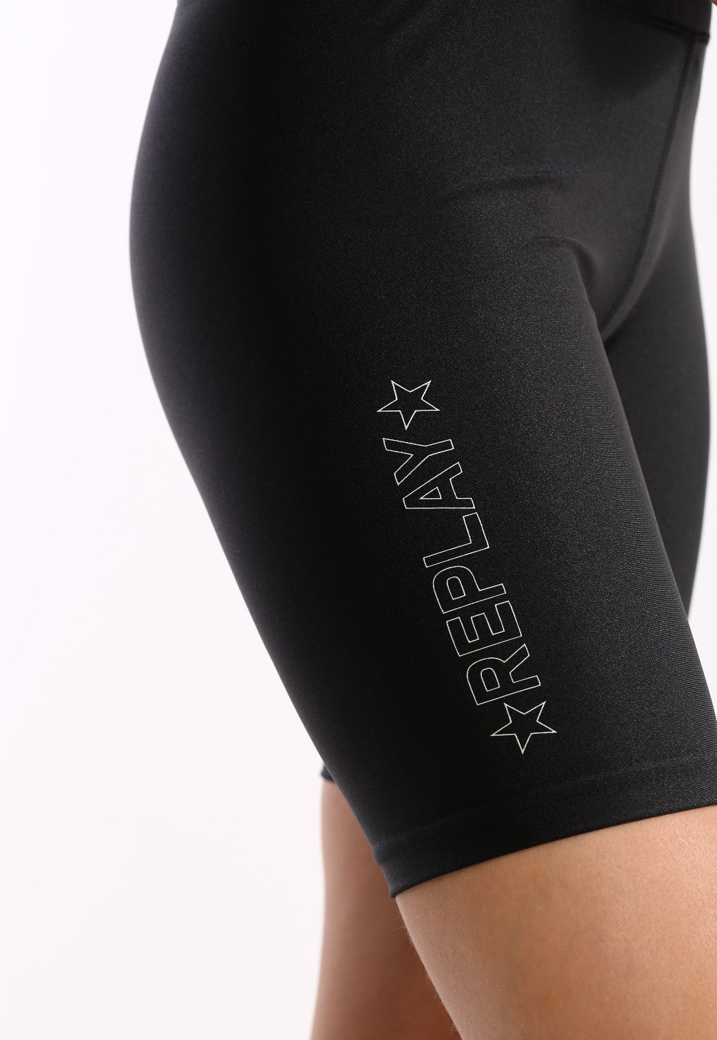 טייץ בייקר לוגו רגל ימין נשים - Replay