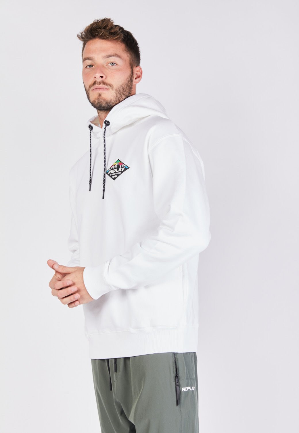 קפוצ'ון עם לוגו גברים - Replay