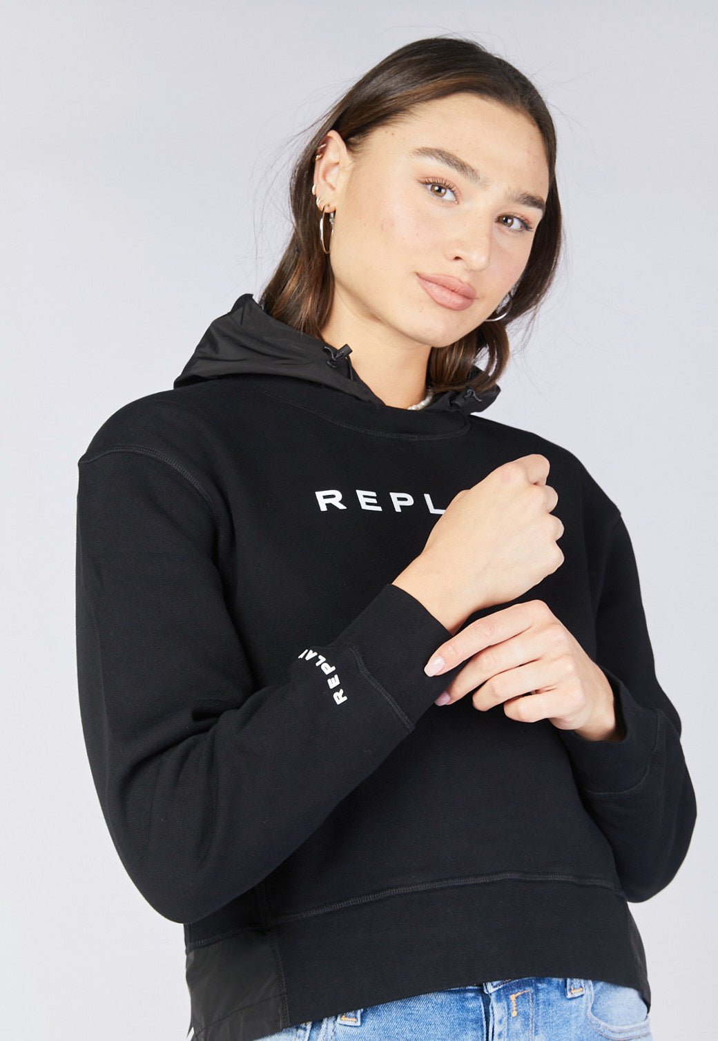 קפוצ'ון עם לוגו נשים - Replay