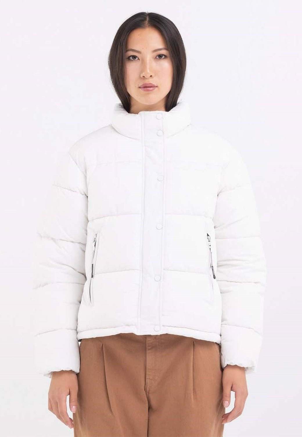 מעיל פאפר עם כיסים נשים