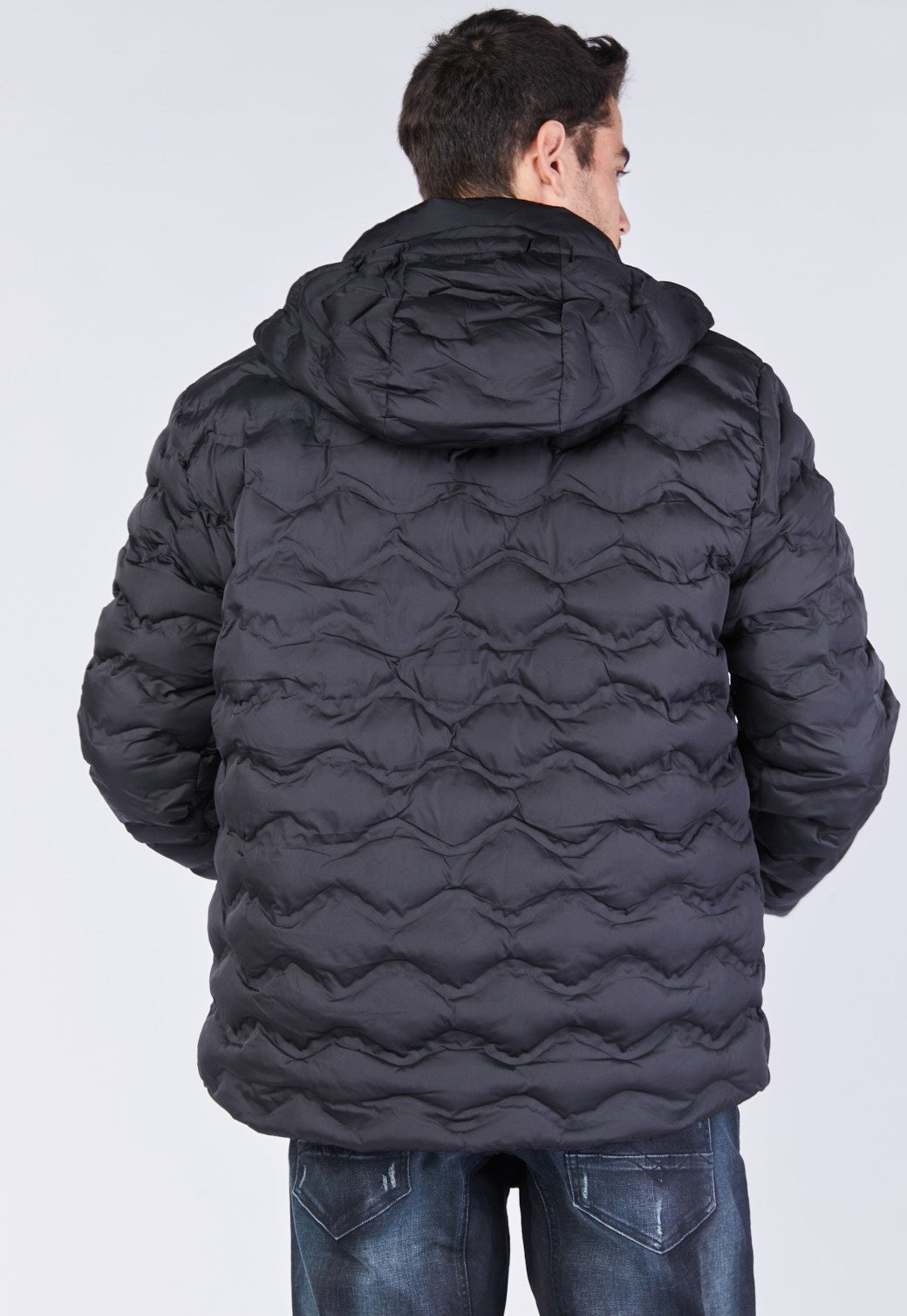 מעיל פוך עם לוגו גברים - Replay