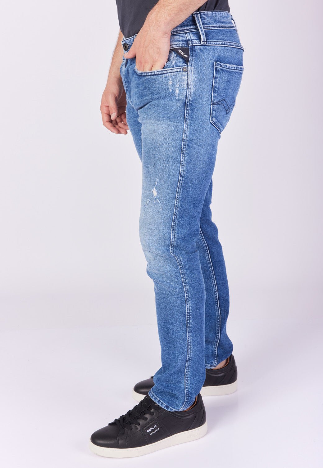מכנסי ג'ינס בגזרת Slim גברים - Replay