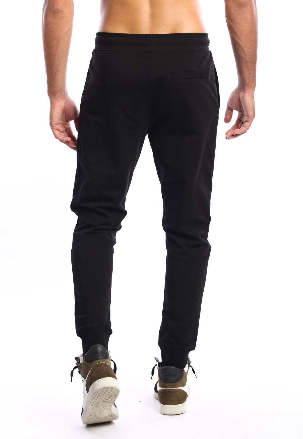 מכנסי טרנינג פרנץ' טרי ארוך לוגו גדול גברים - Replay