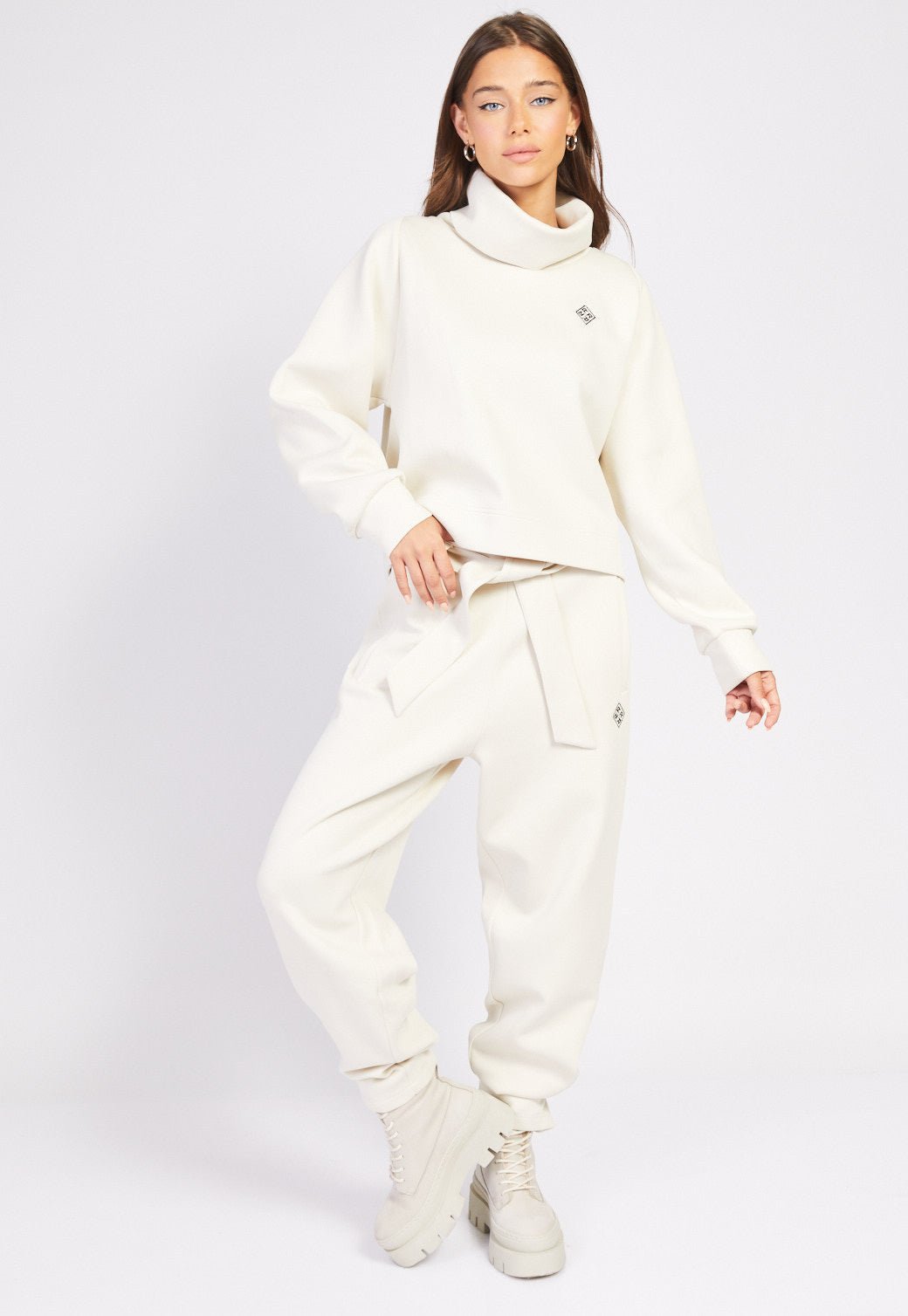 מכנסי טרנינג עם קשירת מותן נשים - Replay