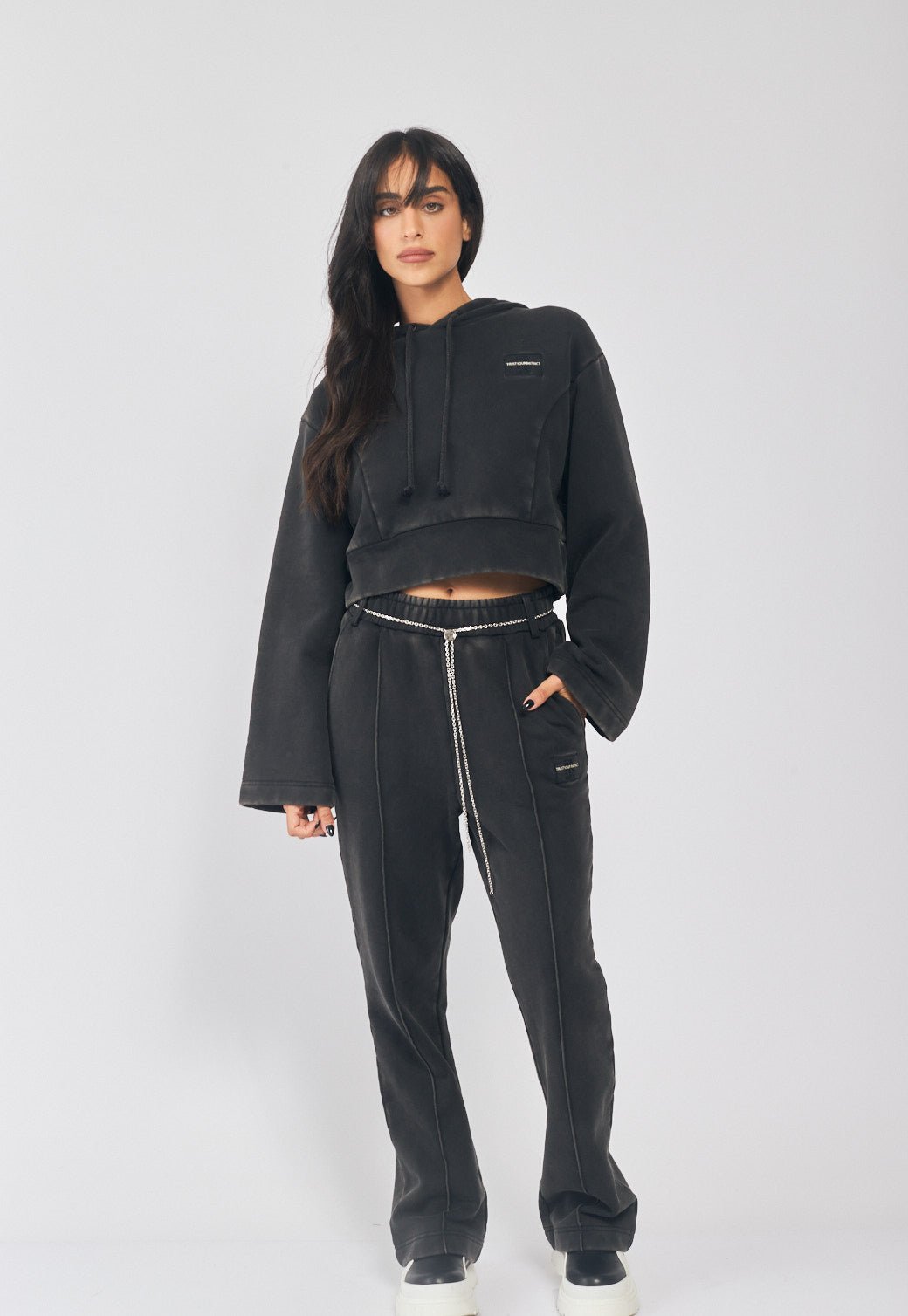 מכנסי טרנינג עם שרשרת בחגורה נשים - Replay