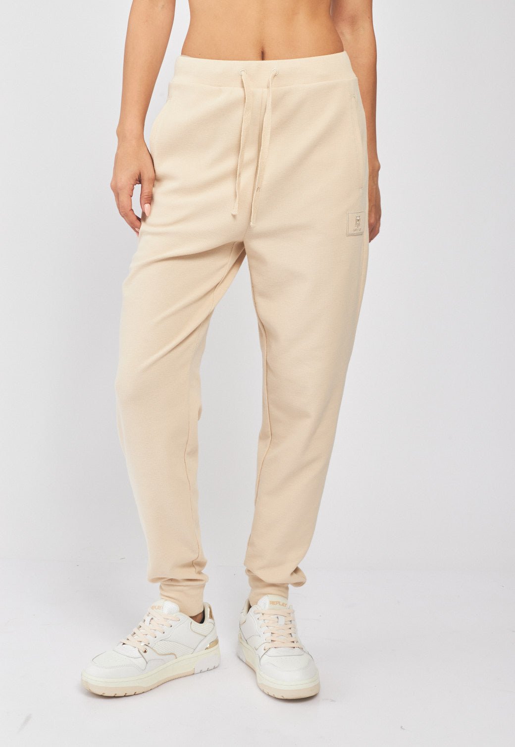 מכנסי טרנינג וופל נשים - Replay