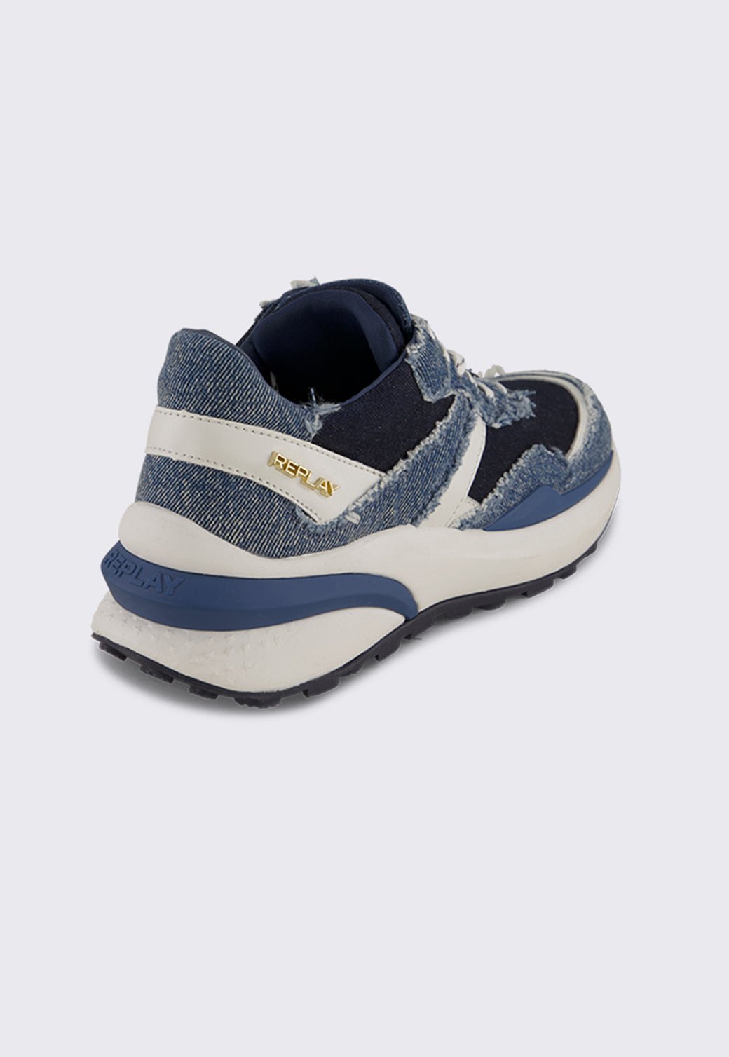 נעלי סניקרס גבוהות Athena Denim נשים - Replay