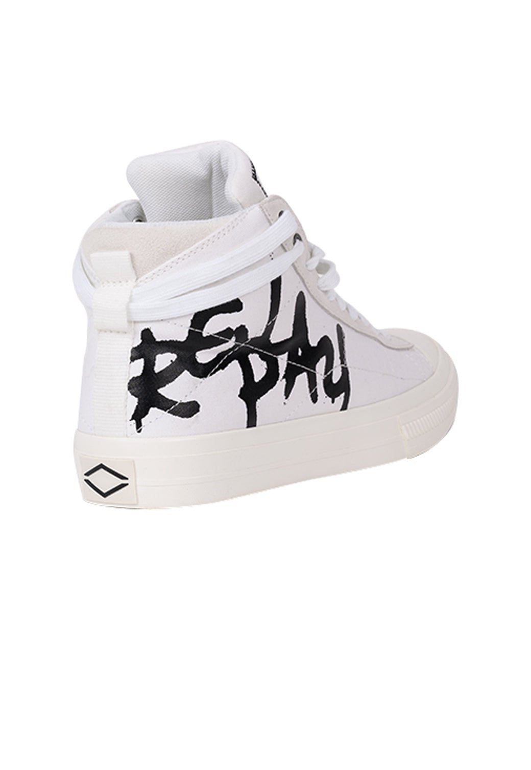נעלי סניקרס גבוהות Snap Tone 2 לוגו גרפיטי גברים - Replay