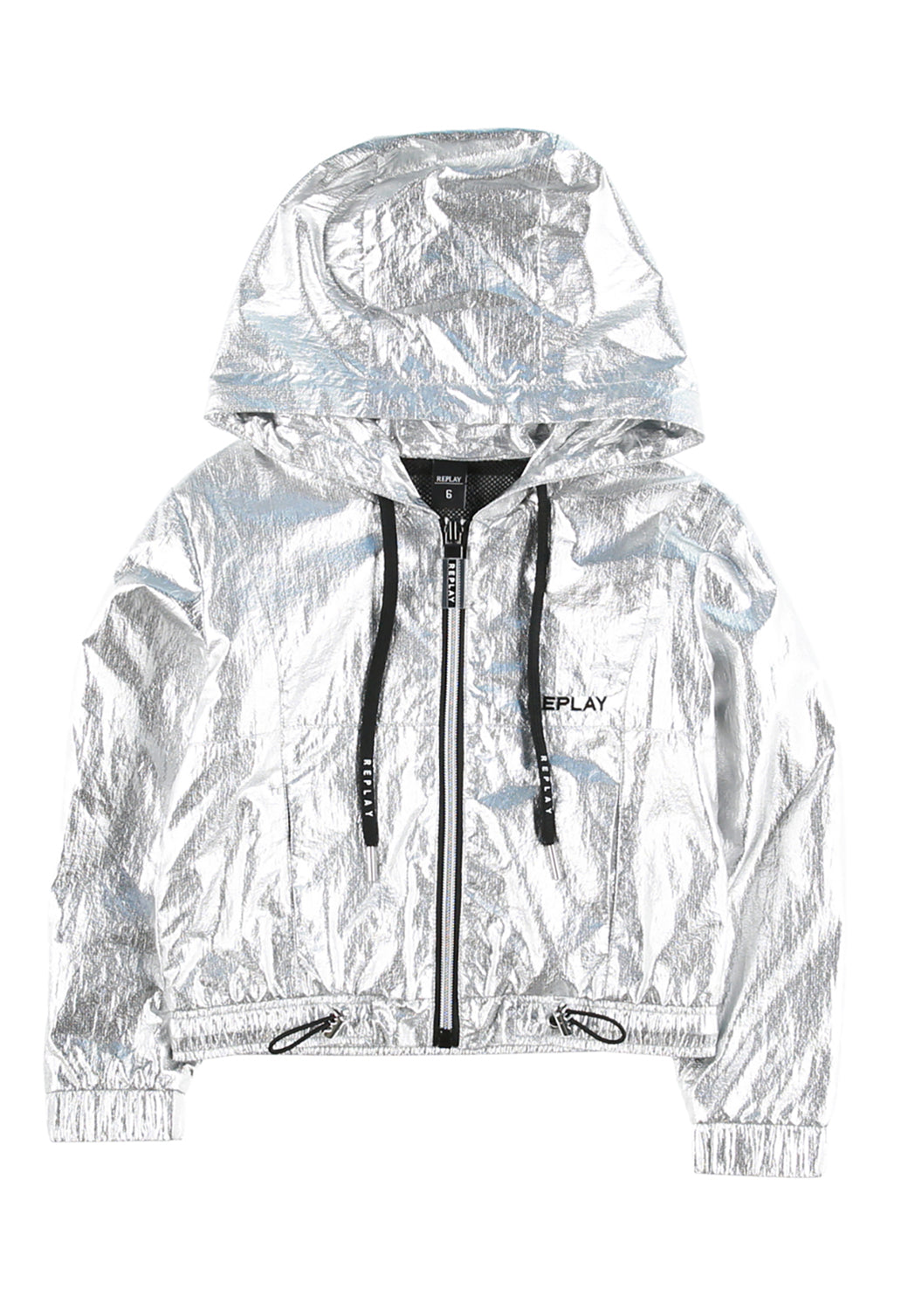 GIRLS NYLON JACKET 21156800J SILVER 11