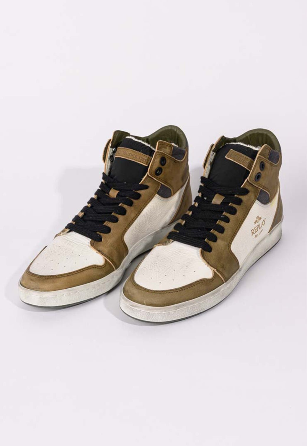 סניקרס גבוהות Century Vintage גברים - Replay