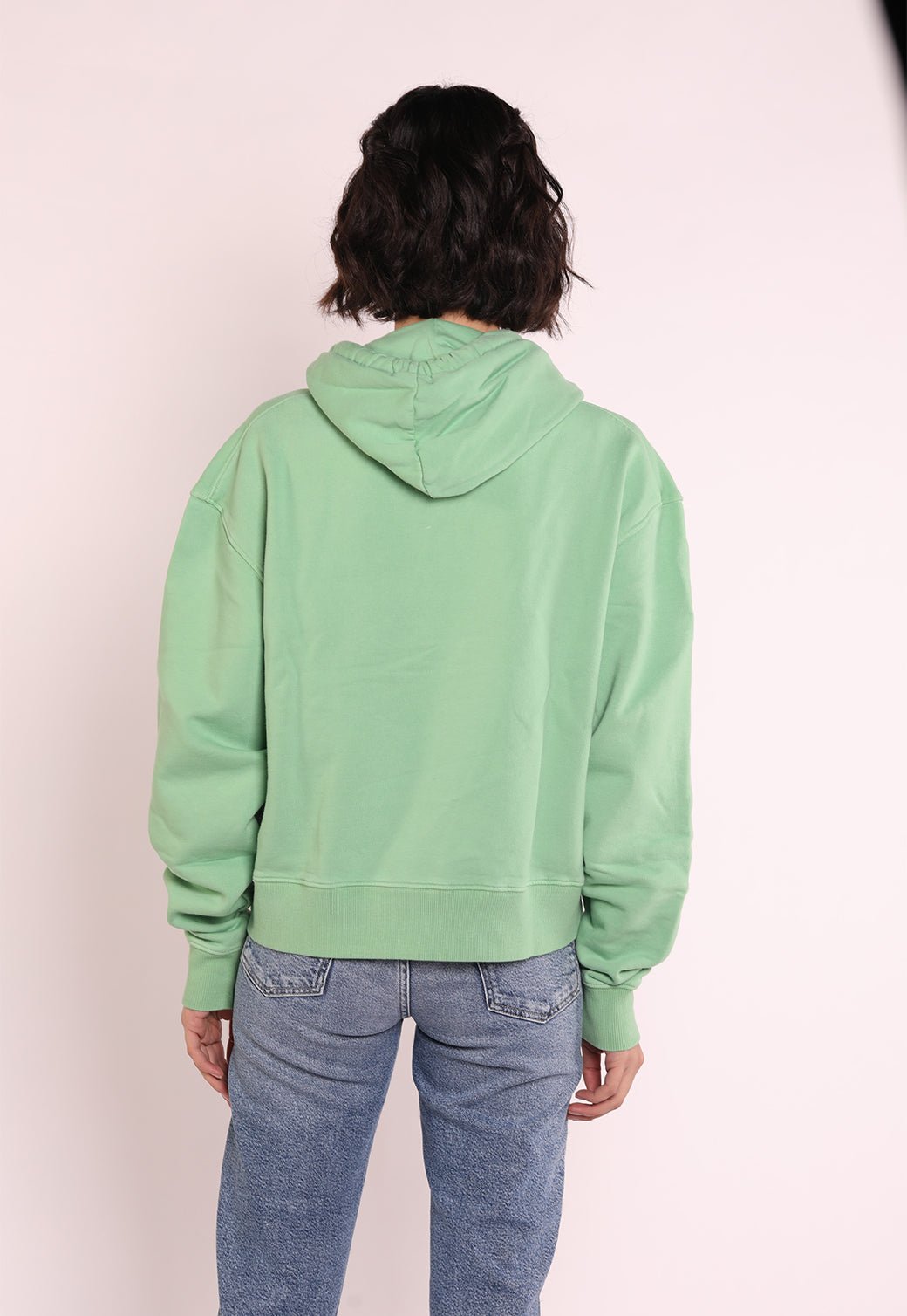 סווטשירט קפוצ'ון כיתוב בחזה נשים - Replay