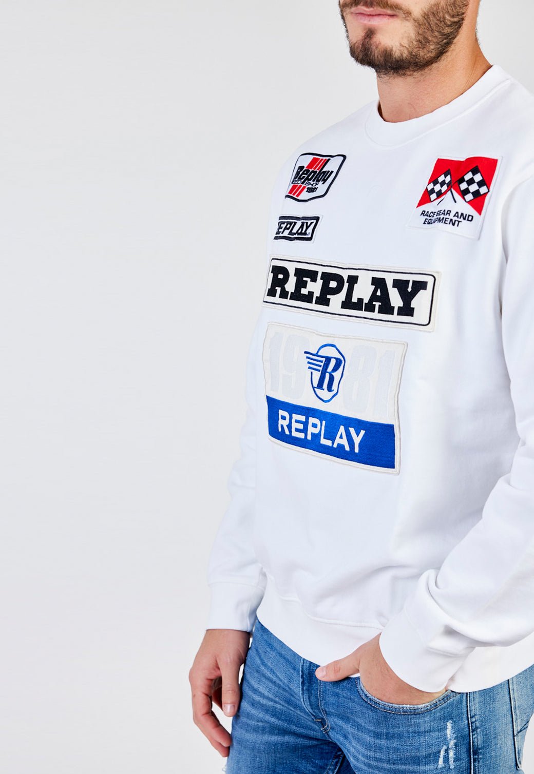 סווטשירט טרי פורמולה גברים - Replay