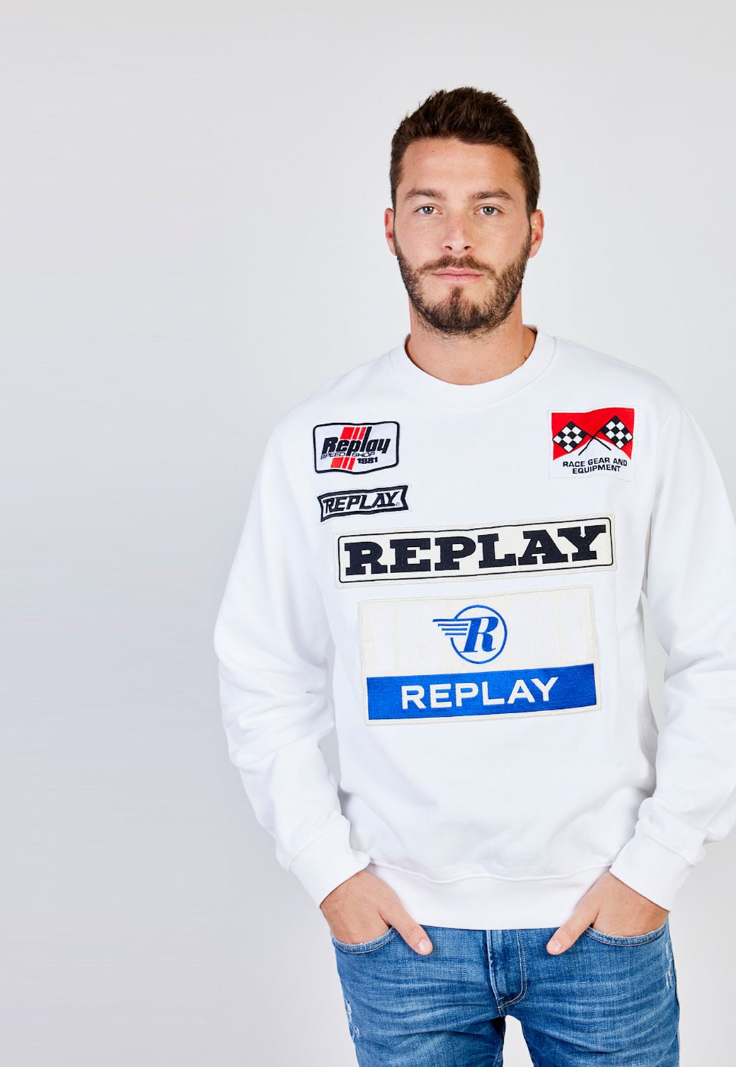 סווטשירט טרי פורמולה גברים - Replay