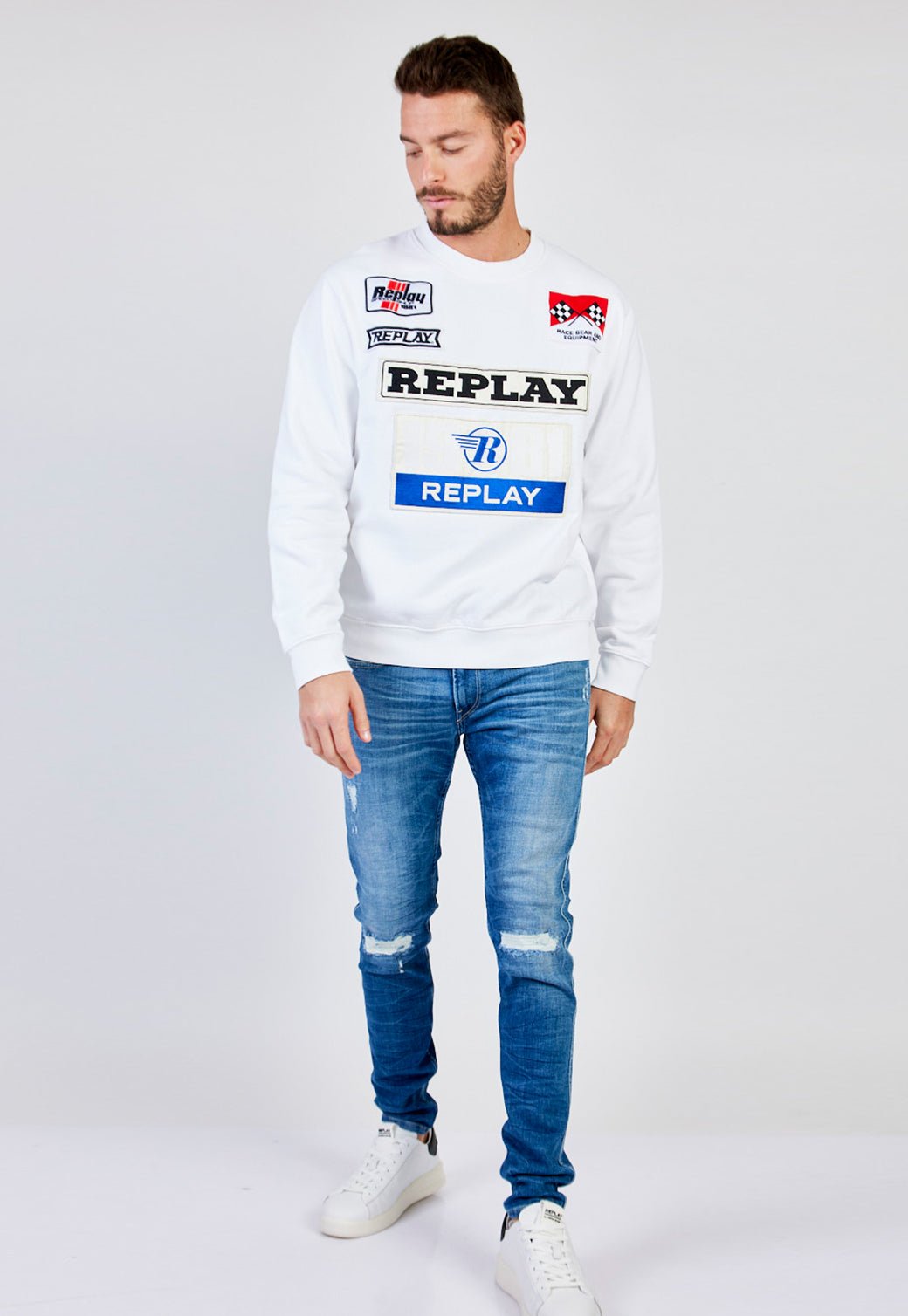 סווטשירט טרי פורמולה גברים - Replay