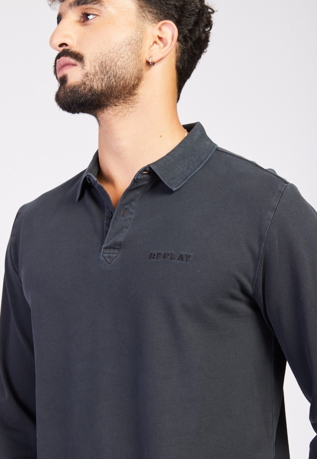 חולצה מכופתרת גברים - Replay