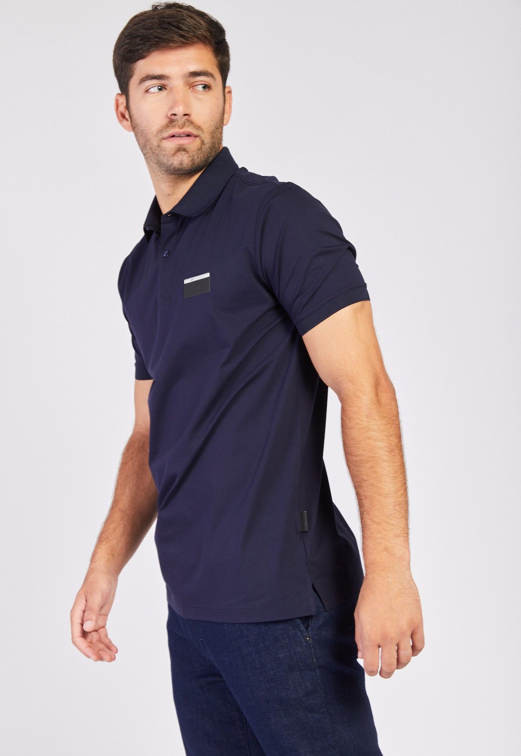 חולצת פולו קצרה מרצרייז גברים - Replay